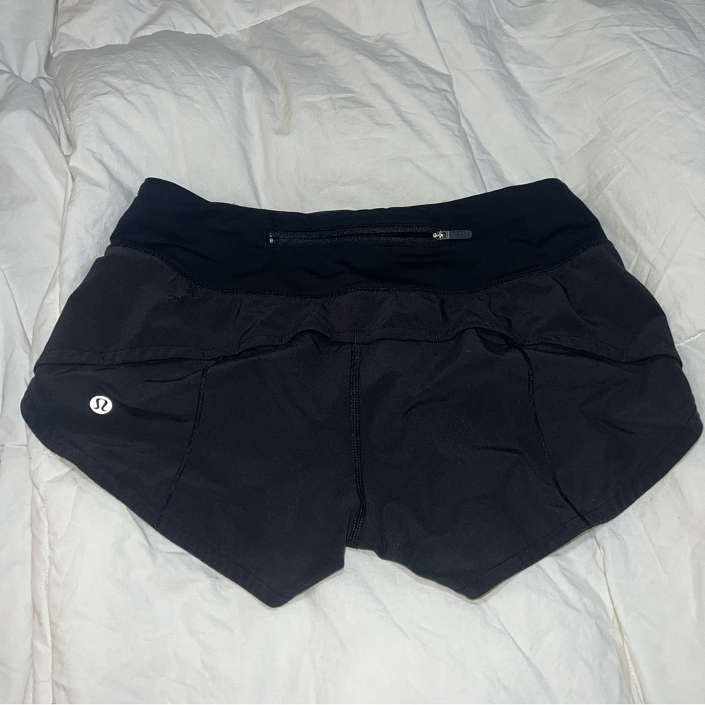 Lululemon Speed Up Athletic Black Shorts